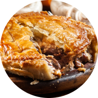 Tarte salée de restauration